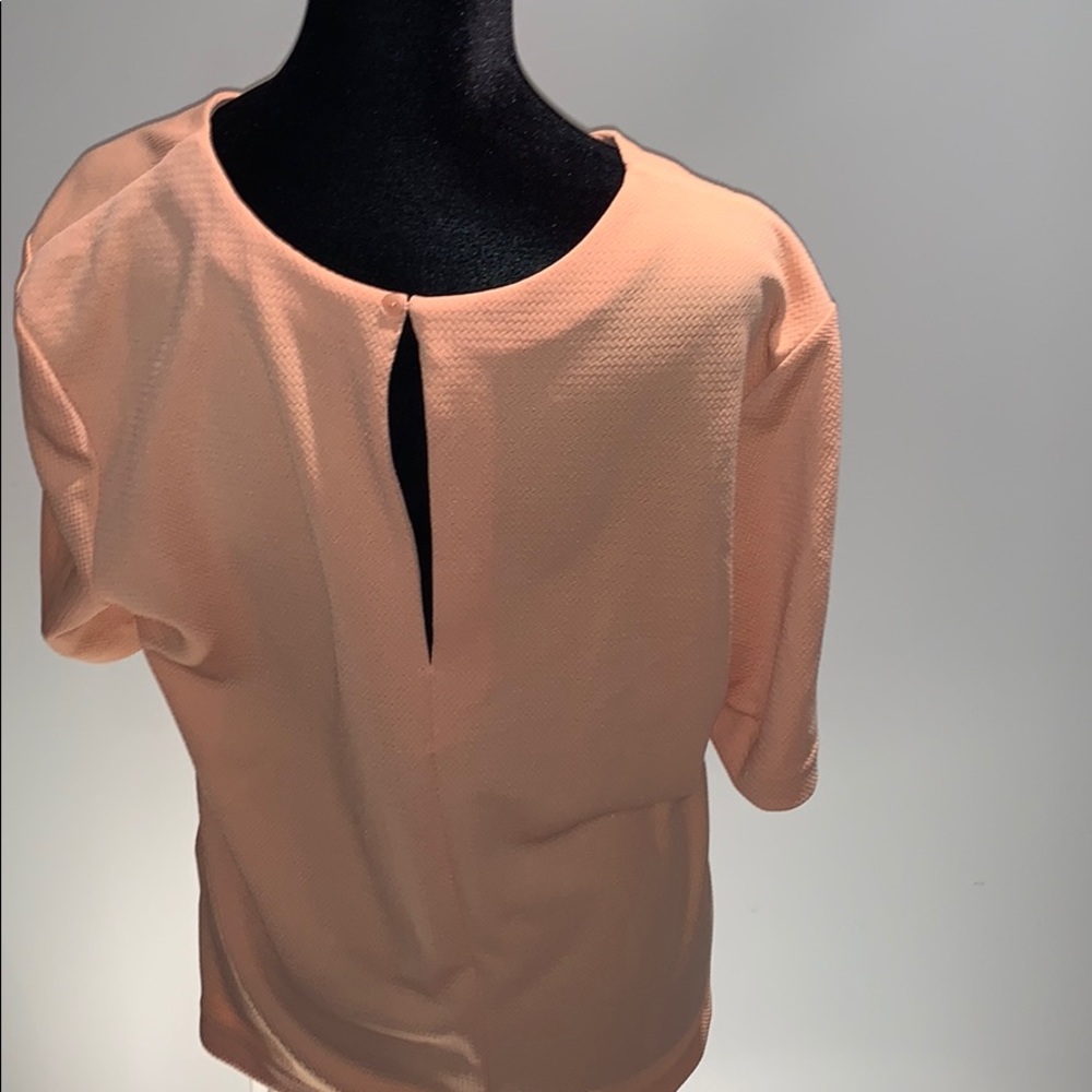 Light coral short sleeve blouse from Nordstrom